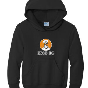 Port & Co Youth Core Fleece Pullover Hooded Sweatshirt.